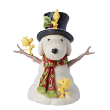 Peanuts - Snoopy Snowman Højde: 14,5 cm.